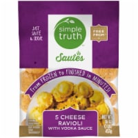Simple Truth™ Sautes 5 Cheese Ravioli with Vodka Sauce Frozen Meal Perspective: Main