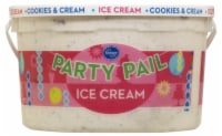 Kroger® Party Pail Fudge Swirl Ice Cream Perspective: front