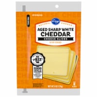 Kroger® Aged Sharp White Cheddar Cheese Slices