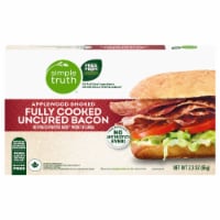 Simple Truth™ Fully Cooked Uncured Applewood Smoked Bacon Perspective: Main