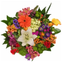 Bloom Haus™ Flowers Garden Bouquet - Orange / Hot Pink / Yellow Perspective: Main