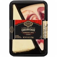 Private Selection® Classic & Strawberry Swirl Cheesecake Slices Perspective: Main