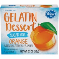 Kroger® Sugar Free Orange Flavored Gelatin Dessert Perspective: Main