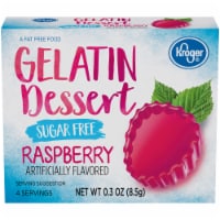 Kroger® Sugar Free Raspberry Flavored Gelatin Dessert Perspective: Main