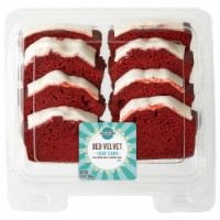 Bakery Fresh Goodness Iced Sliced Red Velvet Loaf Cake Perspective: Main