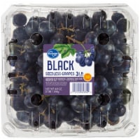 Kroger® Clamshell Seedless Black Grapes