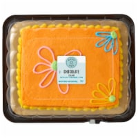 Bakery Fresh Goodness Chocolate Tangerine Buttercream Flower Cake