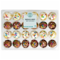Bakery Fresh Goodness Vanilla and Chocolate Confetti Birthday Cupcakes