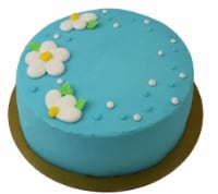 Bakery Fresh Goodness Marble Cake with Blue Buttercreme Icing