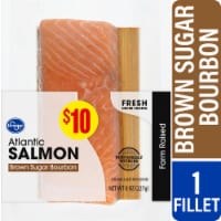 Kroger Atlantic Brown Sugar Bourbon Seasoned Salmon