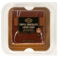 Private Selection® 3-Layer Triple Chocolate Cake Square 12.76 oz Perspective: Main