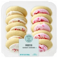 Bakery Fresh Valentine's Day Vanilla Frosted Cookies - Pink / White Perspective: Main