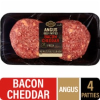Private Selection® Bacon Cheddar Angus Ground Beef Patties Perspective: Main