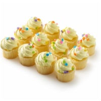 Bakery Fresh Spring Vanilla Cupcakes Perspective: Main