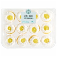 Bakery Fresh Lemon Filled Mini Cupcakes Perspective: Main
