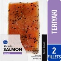 Kroger® Farm Raised Atlantic Salmon Fillets Teriyaki Perspective: Main