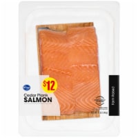 Kroger® Farm Raised Atlantic Salmon Portions Cedar Plank Perspective: Main