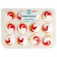 Bakery Fresh Strawberry Shortcake Mini Cupcakes