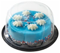 Bakery Fresh Patriotic Chocolate Fudge Cake Perspective: Main
