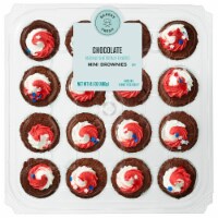 Bakery Fresh Mini Brownies Patriotic Party Platter Perspective: Main