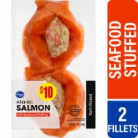 Kroger® Farm Raised Seafood Stuffed Atlantic Salmon Portions Perspective: Main