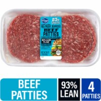 Kroger® Homestyle 93/7 Lean Ground Beef Patties