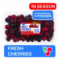 Kroger® Fresh Red Sweet Cherries - 3 lb clamshell