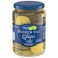 Kroger® Kosher Dill Pickle Chips Perspective: Main