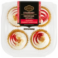 Private Selection® Strawberry Cheesecake Gourmet Cupcakes Perspective: Main
