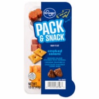 Kroger® Smoked Salami Cheddar Cracker & Chocolate Snack Kit Perspective: Main