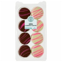 Bakery Fresh Valentine's Day Chocolate Dipped Sandwich Cookies Perspective: Main