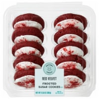 Bakery Fresh Red Velvet Frosted Sugar Cookies Perspective: Main