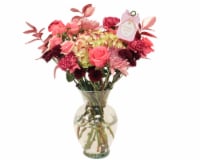 Bloom Haus™  Vanderpump Autumn Extravagance Fresh Cut Flower Arrangement in Vase Perspective: Main