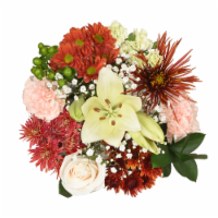 Terracotta Mixed Fresh Flower Bouquet Perspective: Main