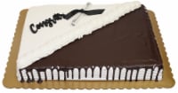 Bakery Fresh Half Graduate Chocolate Sheet Cake Perspective: Main