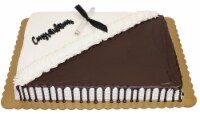 Bakery Fresh Half Graduate White Sheet Cake, 1 ct