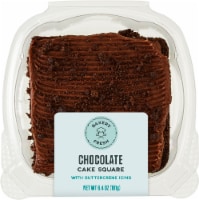 Bakery Fresh 1 Layer Chocolate Cake Square with Buttercreme Icing