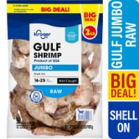 Kroger® Wild Caught Jumbo Raw Gulf Shrimp Shell-On BIG DEAL! Perspective: Main