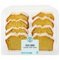 Bakery Fresh Lemon Sliced Loaf Cake Perspective: Main