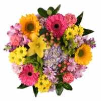 Bloom Haus Euro Bouquet - Red / Green / White