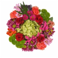 Bloom Haus™ Flowers Lush Bouquet - Orange / Hot Pink / Yellow Perspective: Main