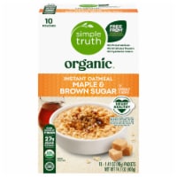 Simple Truth Organic™ Maple & Brown Sugar Instant Oatmeal