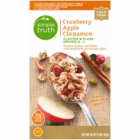 Simple Truth® Cranberry Apple Cinnamon Cluster & Flake Granola Cereal Perspective: Main