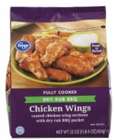 Kroger® Fully Cooked Dry Rub BBQ Chicken Wings Perspective: Main