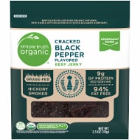 Simple Truth Organic™ Cracked Black Pepper Flavored Beef Jerky Bag