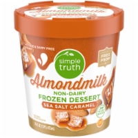 Simple Truth™ Dairy Free Sea Salt Caramel with Almond Milk Base Frozen Dessert Pint Perspective: Main