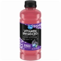Kroger® Vitamin Enhanced Black & Blueberry Flavored Bottled Water Perspective: Main