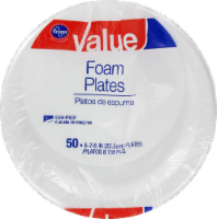Kroger® Value Foam Plates Perspective: Main