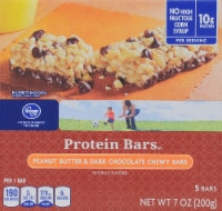 Kroger® Peanut Butter & Dark Chocolate Chewy Protein Bars Perspective: Main