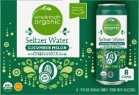 Simple Truth Organic™ Cucumber Melon Flavored Seltzer Water Cans